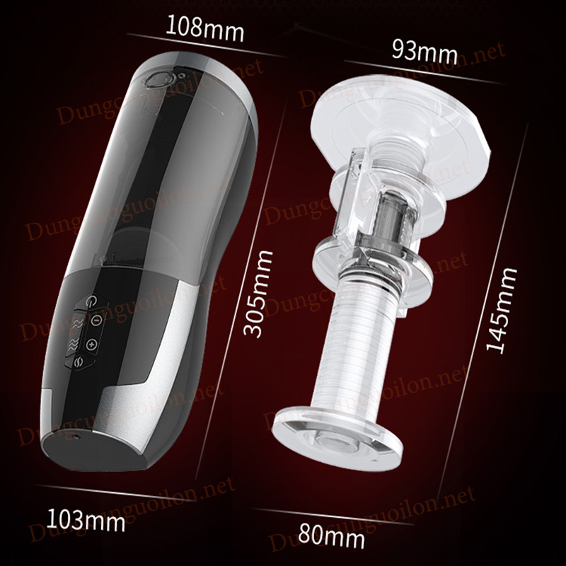 Dụng cụ thủ dâm co bóp tự động cao cấp piston heat  có tỏa nhiệt